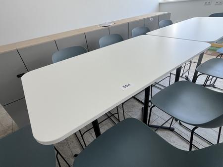 Stehtisch 130x70 cm mit 5 Stück Hochstühlen Stehtisch 130x70 cm mit 5 Stück Hochstühlen