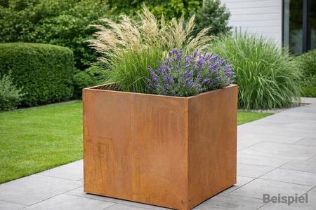 70x70x70cm Terra Corten Cortenstahl Pflanzengef�� Cube