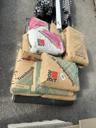 9 Sack Trockenbeton und 3 Sack Faserstrich - Ware ist ok 9 Sack Trockenbeton und 3 Sack Faserstrich - Ware ist ok