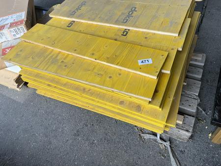 ca. 20 Stück DOKA Schalungsplatten 100/100 cm plus einige Abschnitte ca. 20 Stück DOKA Schalungsplatten 100/100 cm plus einige Abschnitte