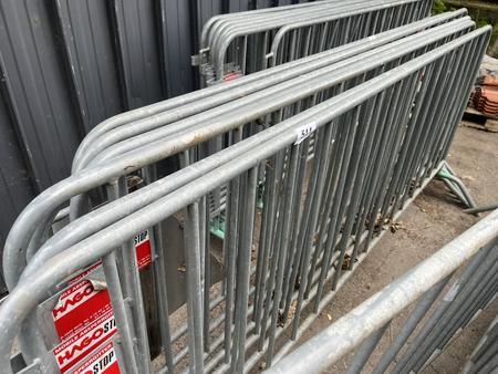 13 Stück HAGO Absperrgitter verzinkt ca. 240 cm 13 Stück HAGO Absperrgitter verzinkt ca. 240 cm