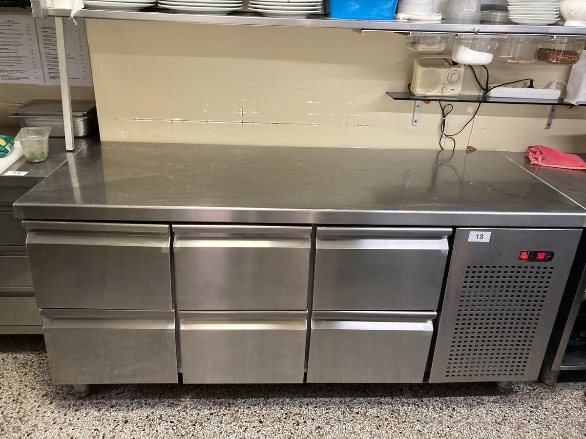 Edelstahl K&uuml;hlmodul, 6 Laden, Ma&szlig;e: 180 x 70 x 85 cm?d=2026-07-14 17:03:10