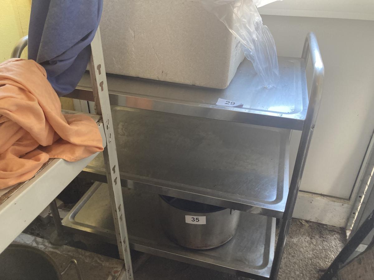 Edelstahl-Servierwagen, Ma&szlig;e: ca. 85 x 55 x 90 cm?d=2026-07-14 17:01:41