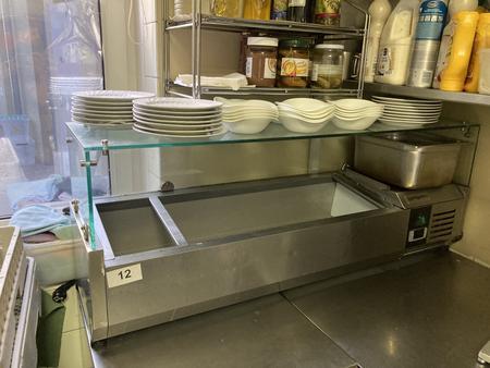 GGM Gastro Edelstahl-K�hlvitrine, Ma�e ca. 120 x 35 x 45 cm