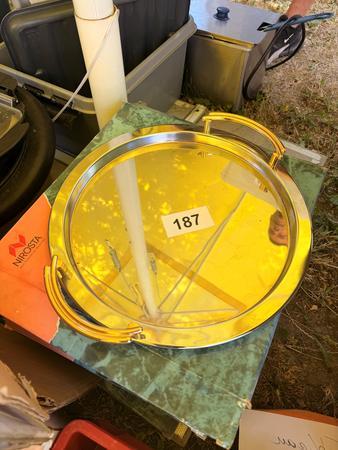7 Stk. Serviertabletts DM 35 cm