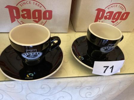 Gro�posten Kaffeegeschirr ca. 50 Tassen und 50 Untertassen