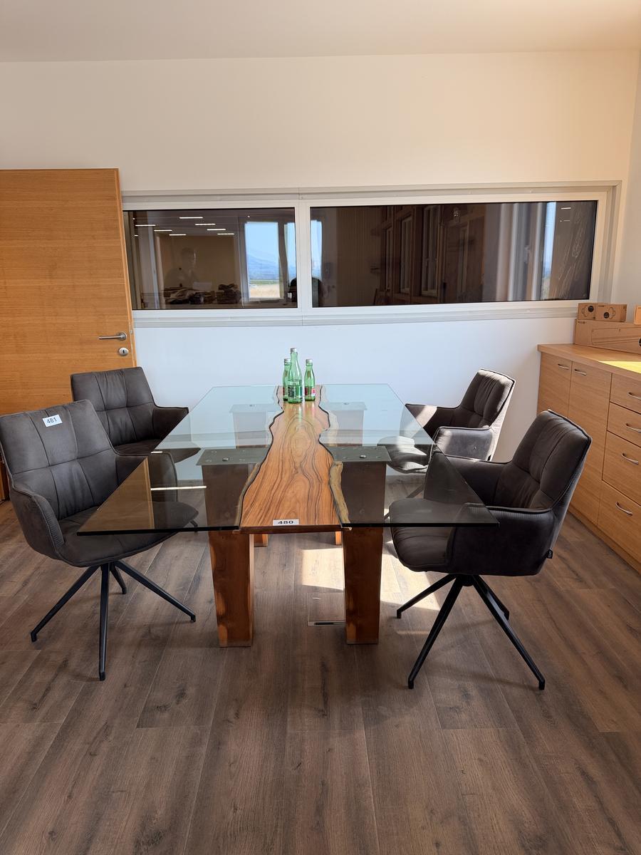 Designer Konferenztisch Holz/ Glas ca. 220 x 110 cm?d=2026-07-17 19:58:12