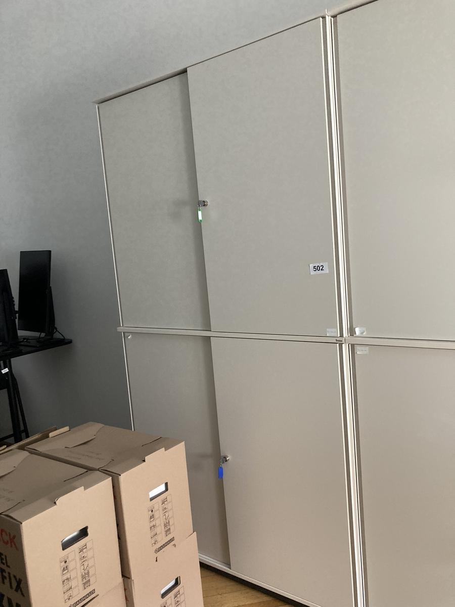 2 Stk. Bene Aktenschrank-Kombination Ober-
