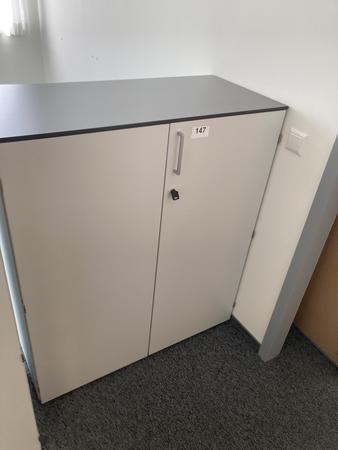 Aktenschrank, 3 Ordnerh�hen, Ma�e: ca.100 x 45 x 113 cm