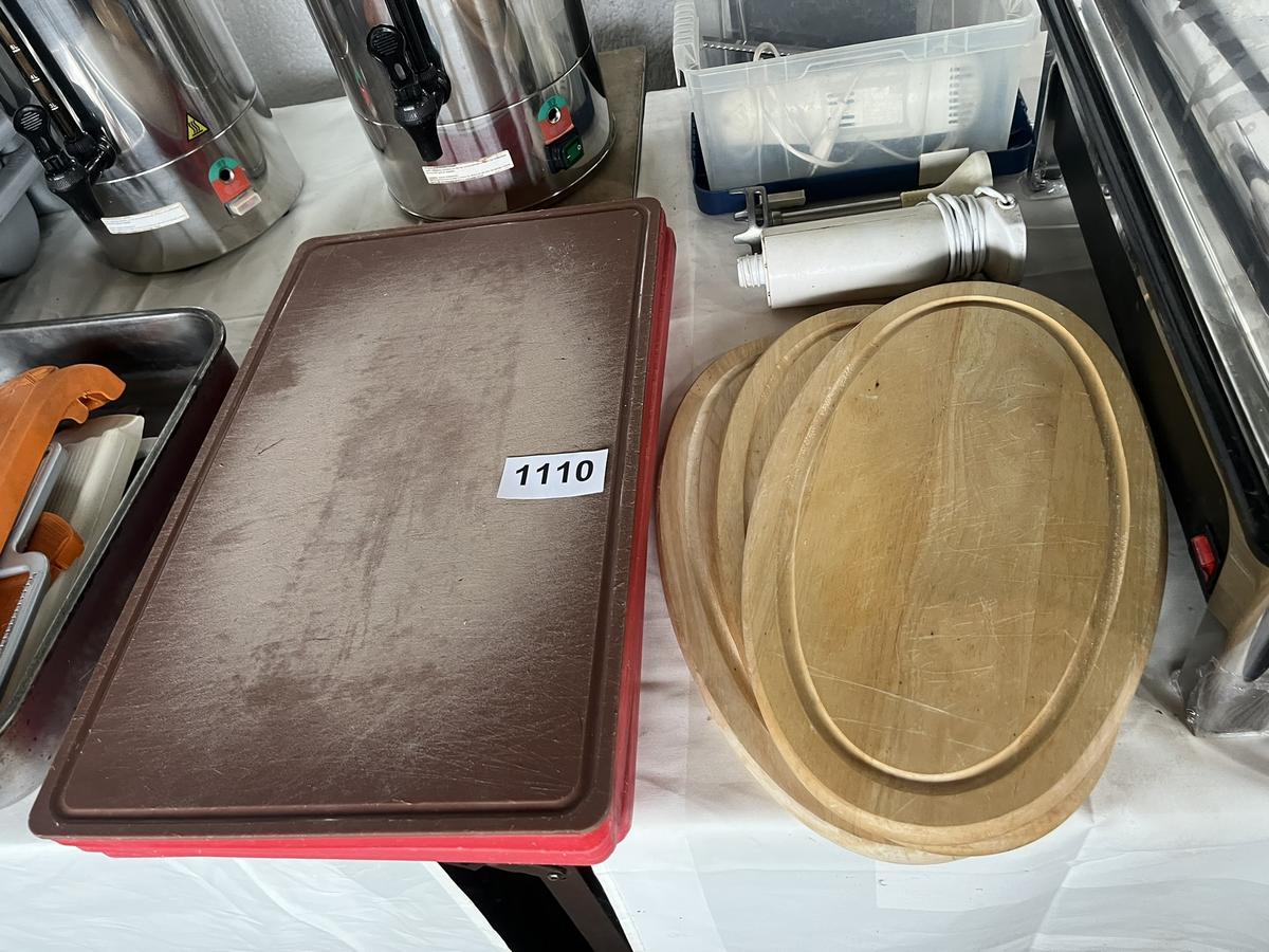 Posten Schneidbretter + 1 Krups Mixer