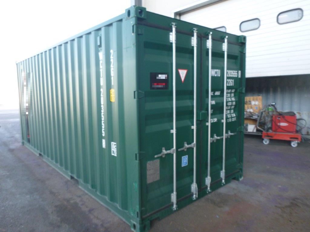 20 Fu&szlig; ISO See- und Lagercontainer, RAL 6005 moosgr&uuml;n?d=2026-07-23 23:51:03