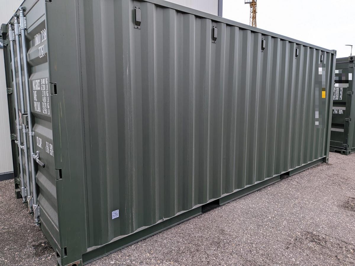 20 Fu&szlig; ISO See- und Lagercontainer,RAL6007 Flaschengr&uuml;n