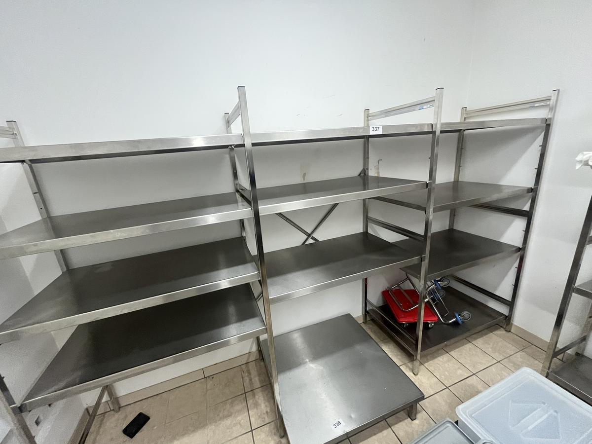 HUPER Edelstahlregal 300/54/180 cm mit Fachb&ouml;den - Stecksystem?d=2026-07-27 16:09:54