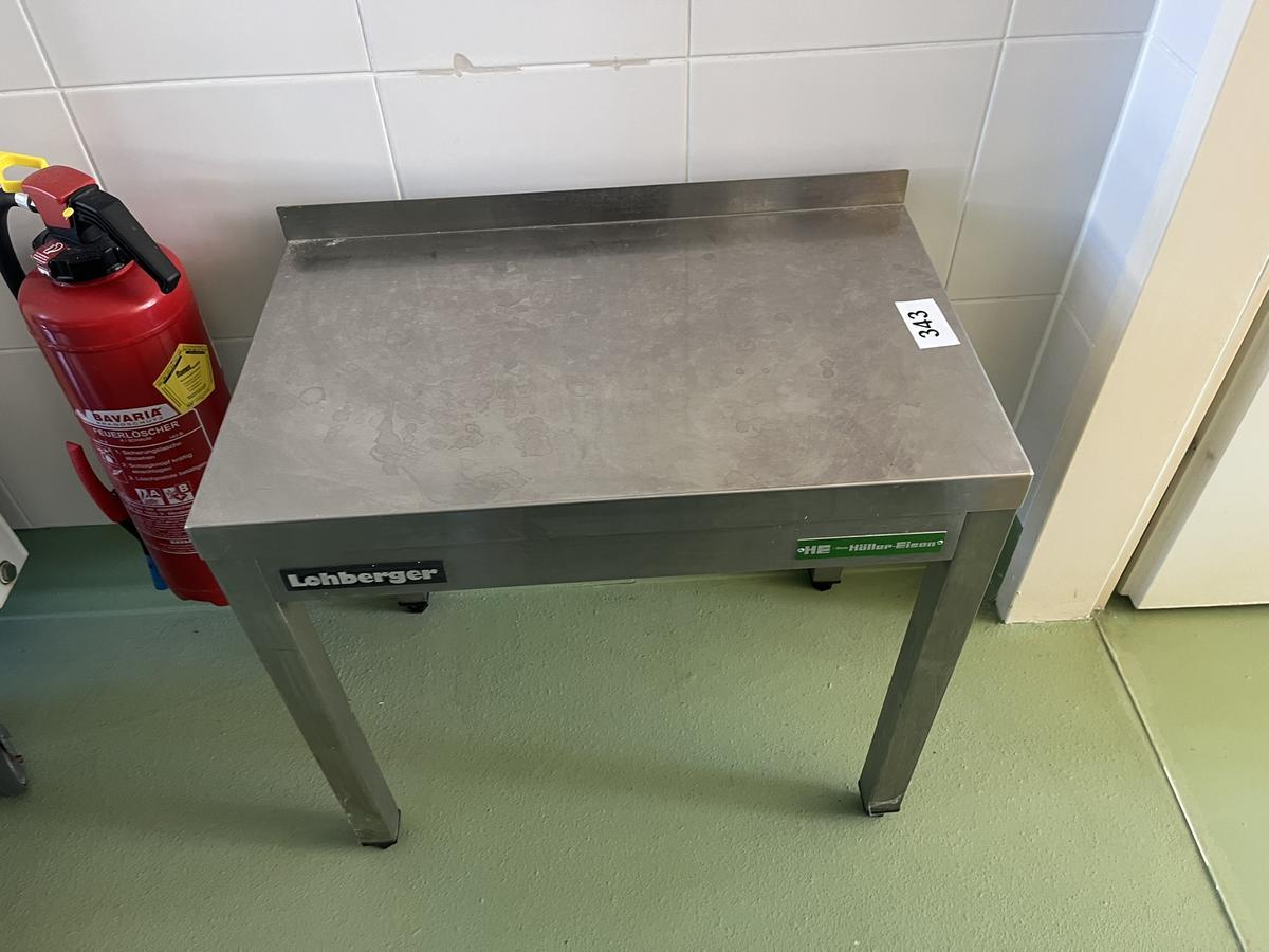 LOHBERGER Edelstahlablageregal freistehend ca. 65/40/60 cm?d=2026-07-27 16:09:57