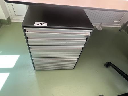 BENE Rollcontainer mit 55/60/55 cm mit Auszugsladen