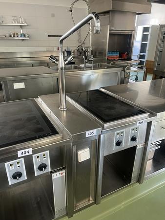 Edelstahlmodul mit Wassers�ule 21/80/78 cm