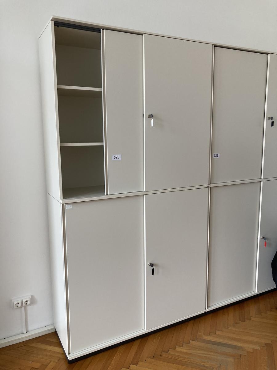 2 Stk. Bene Aktenschrank-Kombination Ober-