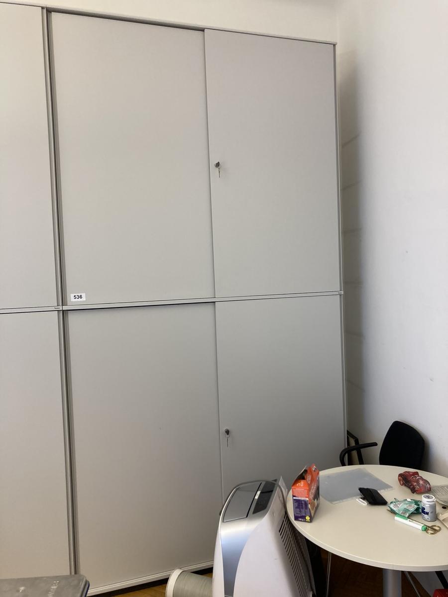 2 Stk. Bene Aktenschrank-Kombination Ober-