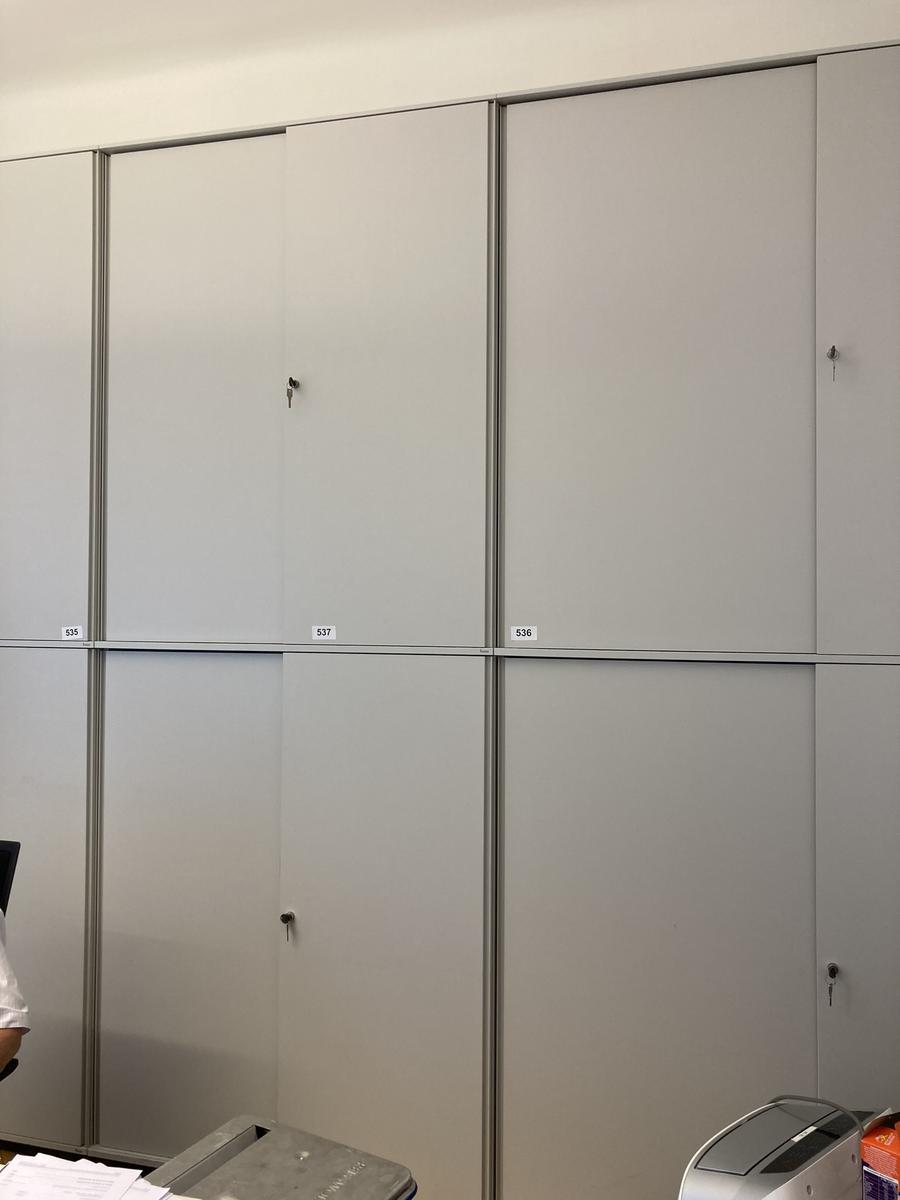 2 Stk. Bene Aktenschrank-Kombination Ober-