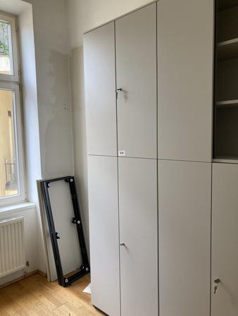 Bene Aktenschrank Kombination 80 x 45 x 260 cm - 7 OH hellgrau Bene Aktenschrank Kombination 80 x 45 x 260 cm - 7 OH hellgrau
