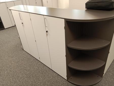 2teilige Aktenschrank-Kombination ca. 160 x 45 x 115 cm 2teilige Aktenschrank-Kombination ca. 160 x 45 x 115 cm