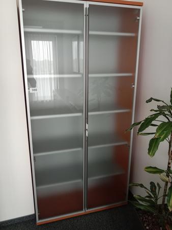 Aktenschrank Front verglast ca. 100 x 45 x 200 cm Aktenschrank Front verglast ca. 100 x 45 x 200 cm
