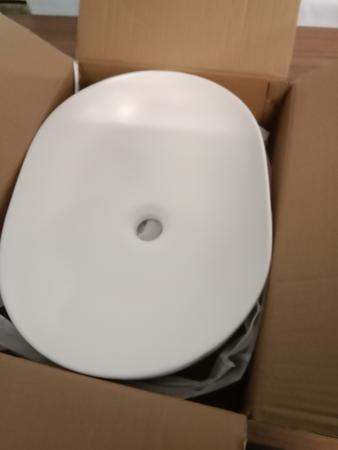 Biojet Waschtisch, Farbe Wei�, Ma�e 49 x 36 cmm, Typ Tiffany oval 49