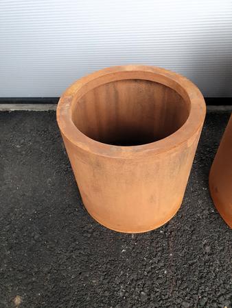 Cortenstahl Pflanzgef�� TerraCorten Round 30 x 30