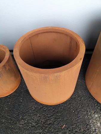 Cortenstahl Pflanzgef�� TerraCorten Round 40 x 40