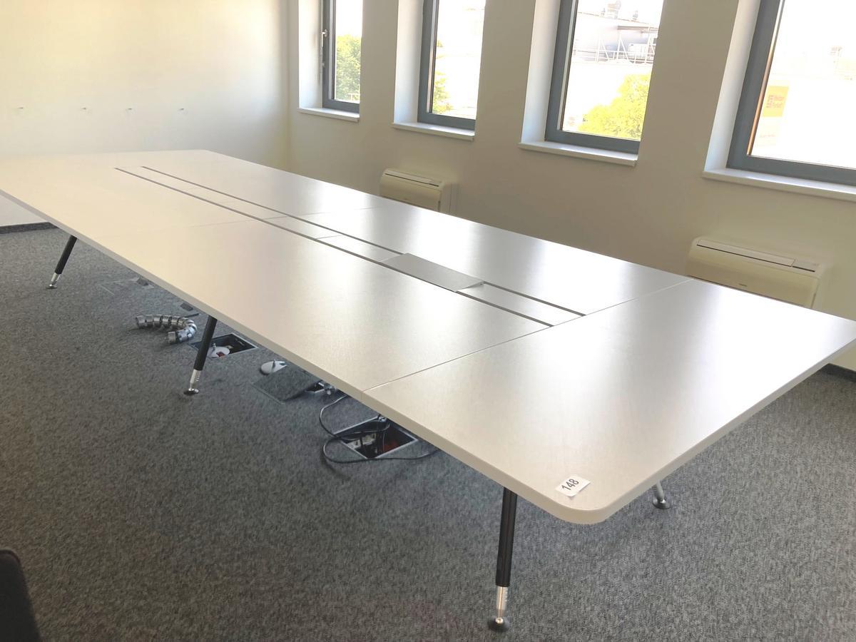 Konferenztisch, 6teilig, Ma&szlig;e: ca. L 440 x 160 cm