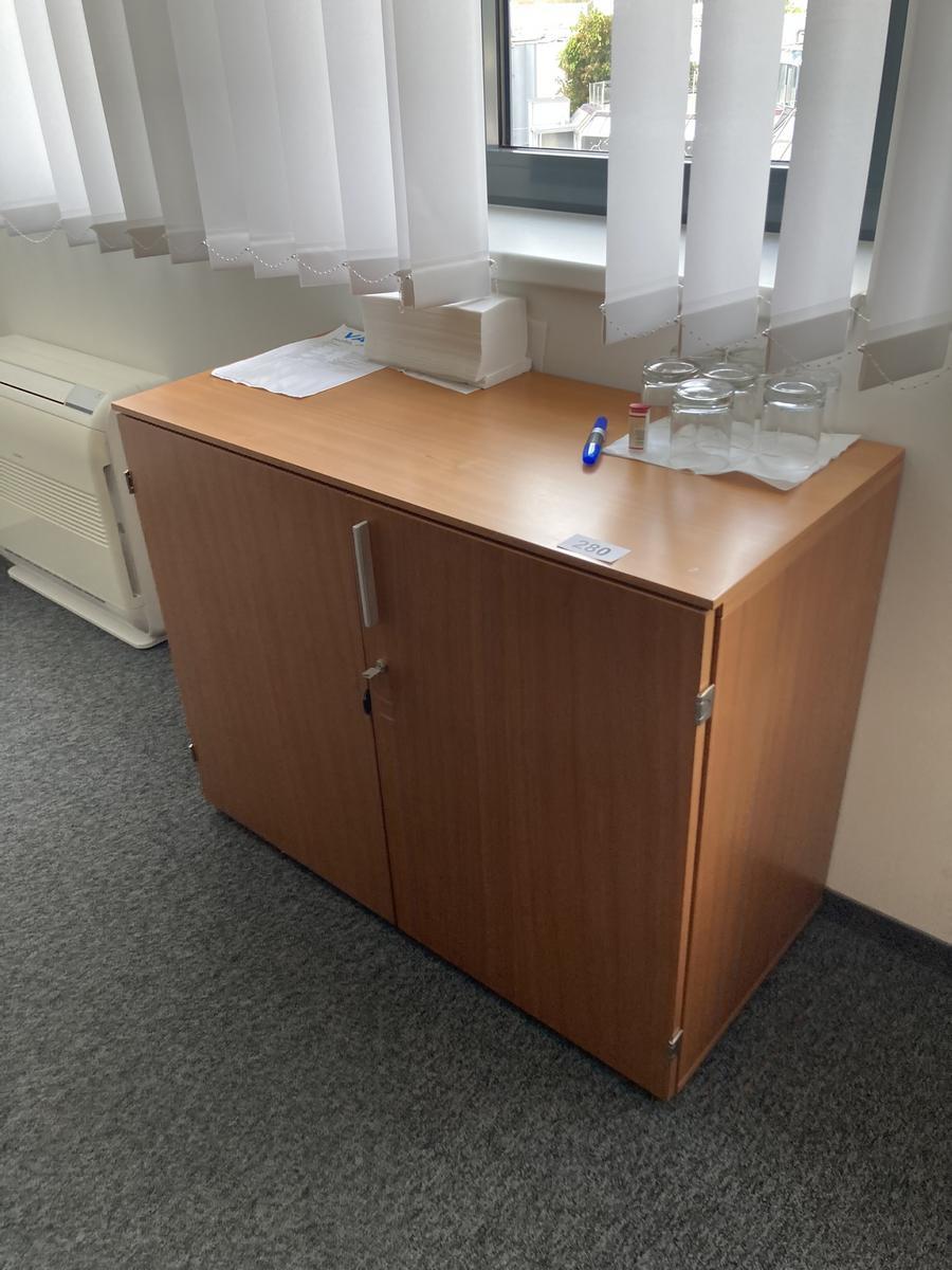 Aktenschrank, 2 Ordnerh&ouml;hen, Ma&szlig;e: ca. 100 x 45 x 80 cm