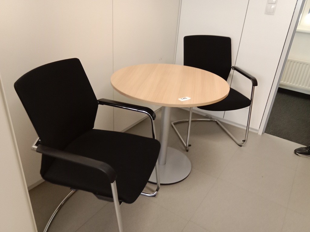 Besprechungstisch DM 80 cm inkl. 2 Stk. Besprechungsst&uuml;hlen?d=2026-09-03 06:21:04