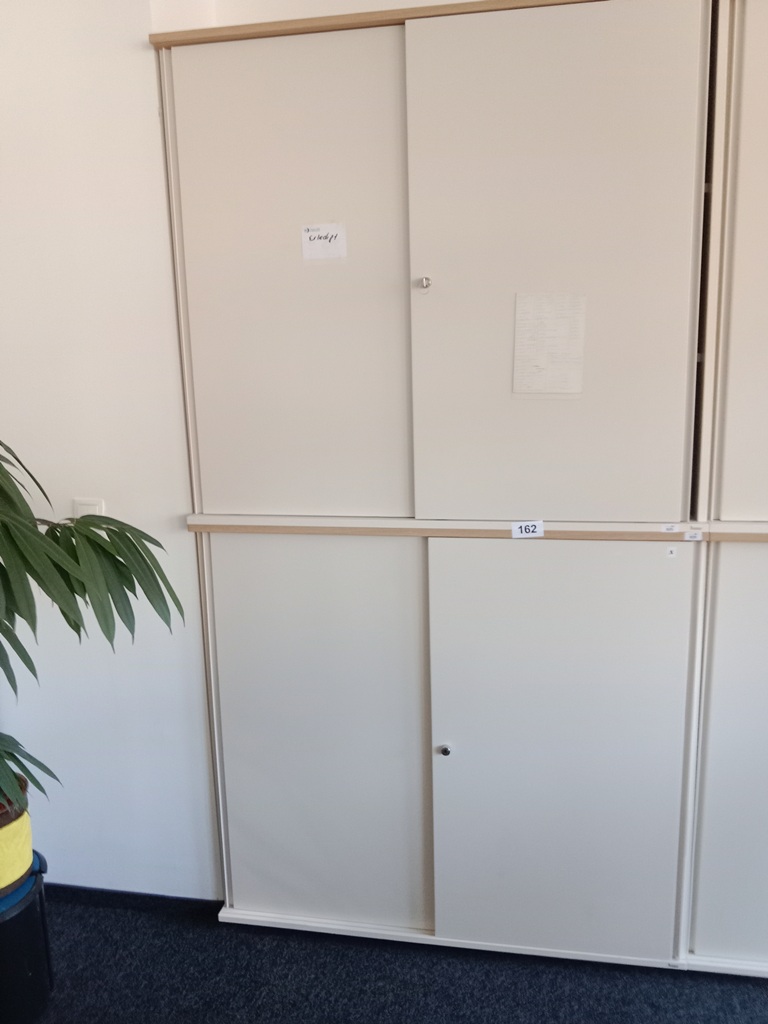 BENE Aktenschrank, 6 Ordnerh&ouml;hen, 2teilig, bestehend aus Ober- und Unterschrank, Ma&szlig;e gesamt ca. B 120 x T 44 x H 226 cm?d=2026-09-03 06:20:52