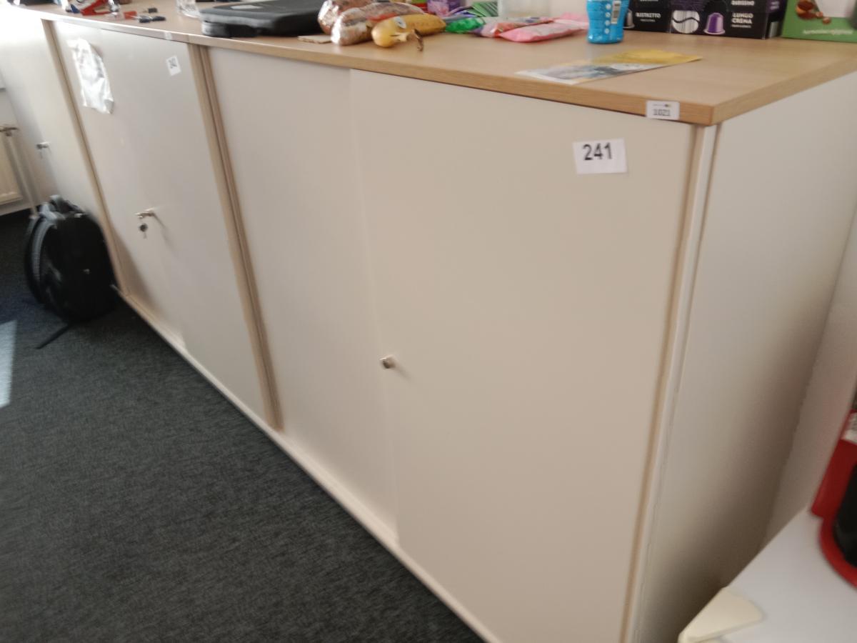 BENE Aktenschrank, 3 Ordnerh&ouml;hen, Ma&szlig;e B 120 x T 44 x H 113 cm