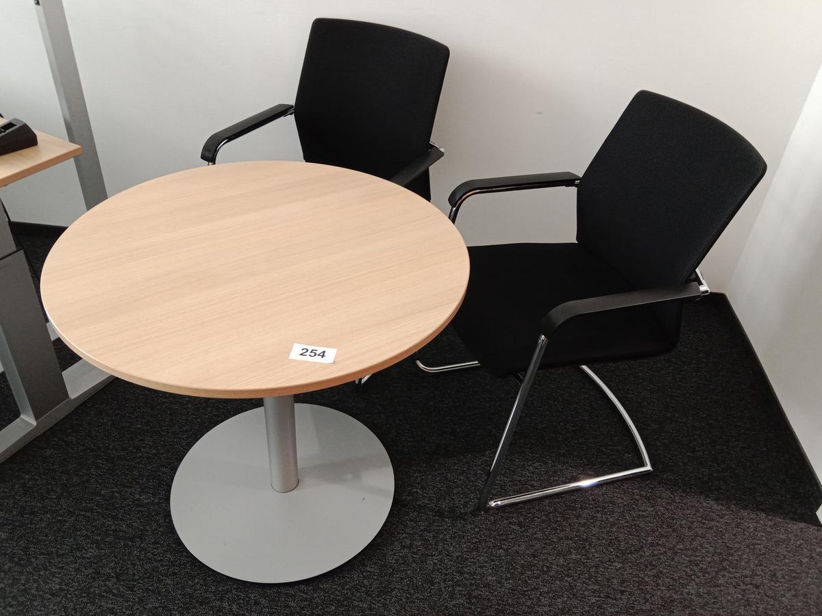 Besprechungstisch DM 80 cm inkl. 2 Stk. Besprechungsst&uuml;hlen?d=2026-09-03 06:07:39
