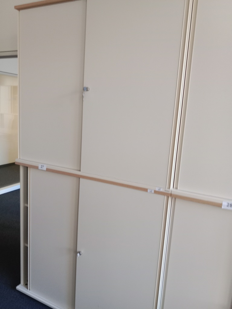 BENE Aktenschrank, 6 Ordnerh&ouml;hen, 2teilig, bestehend aus Ober- und Unterschrank, Ma&szlig;e gesamt ca. B 120 x T 44 x H 226 cm?d=2026-09-03 06:07:38