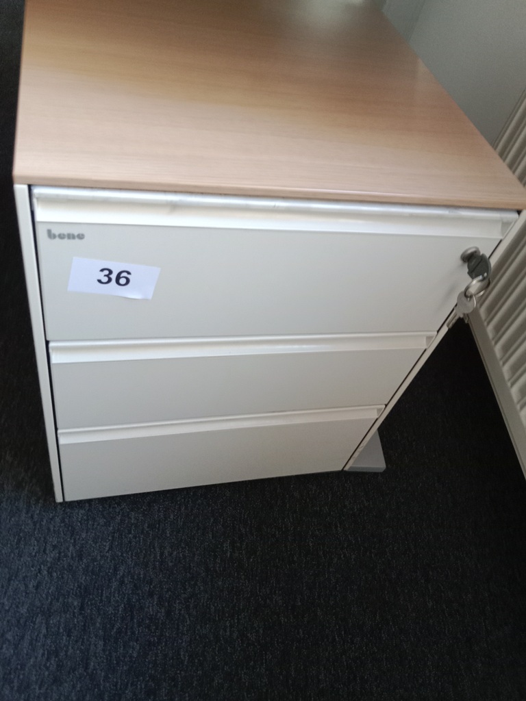 BENE Rollcontainer, Ma&szlig;e: ca T 80 cm x B 43 cm