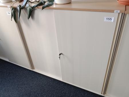 BENE Aktenschrank, 3 Ordnerhöhen, Maße B 120 x T 44 x H 113 cm BENE Aktenschrank, 3 Ordnerhöhen, Maße B 120 x T 44 x H 113 cm