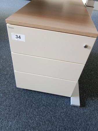 BENE Rollcontainer, Maße: ca T 80 cm x B 43 cm BENE Rollcontainer, Maße: ca T 80 cm x B 43 cm