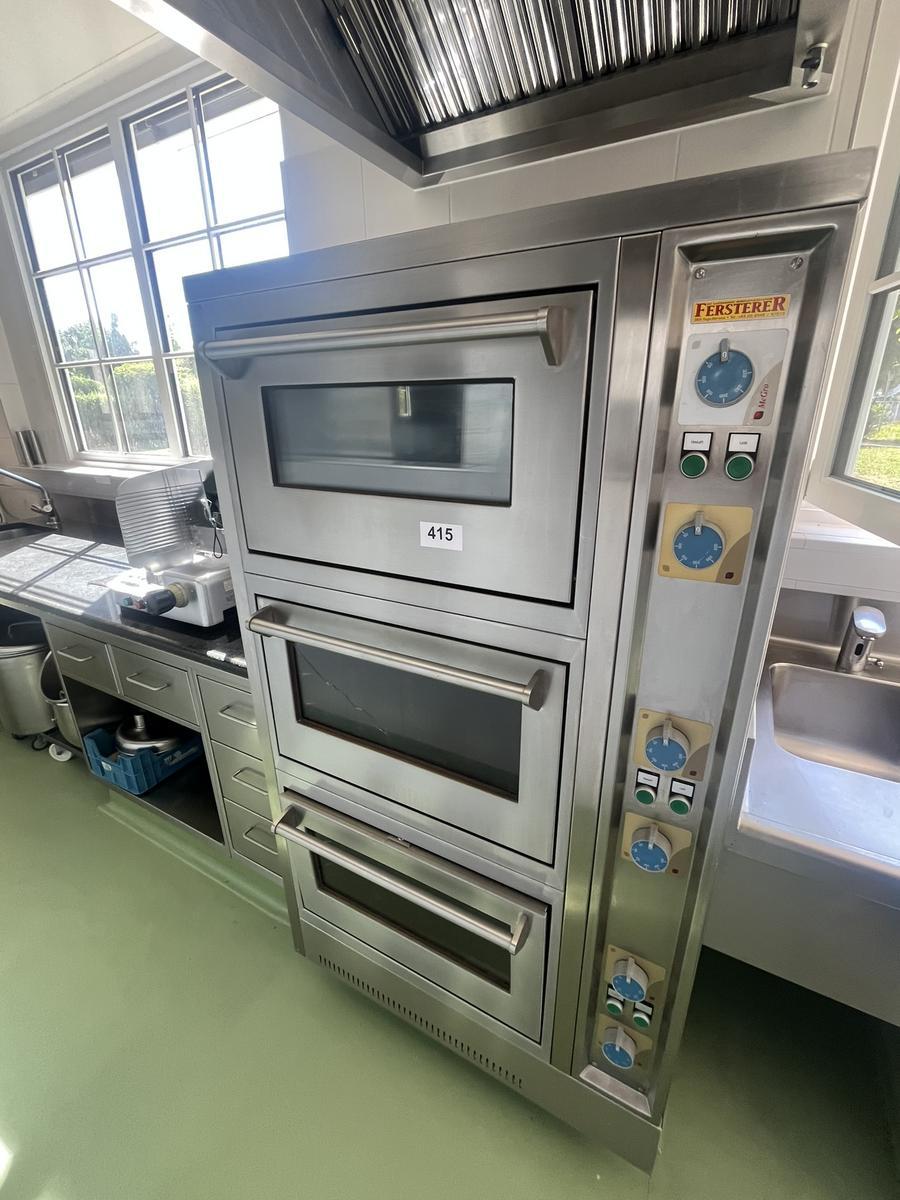 Backschrank Etagenofen ES 3 U-F Umluft , elektrisch ,90/90/171 cm
