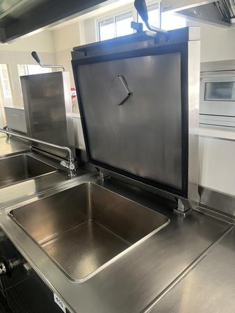 ELRO Druckkessel  Multifunktions-Druckgarpfanne DBGN 23 , 110 Liter , 380V , 103x80 cm