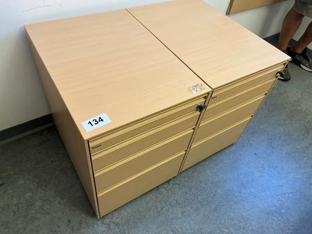 2 Stk. BENE Rollcontainer 2 Stk. BENE Rollcontainer