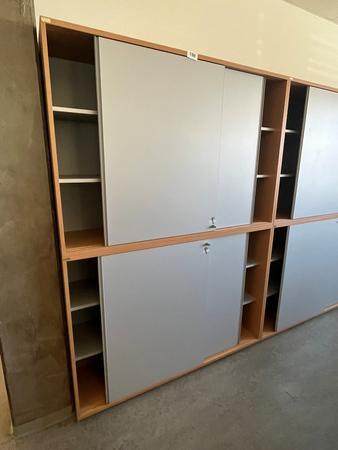 HALI Aktenschrank, 6 OH, Ober- und Unterteil ca. 160 x 45 x 80 cm HALI Aktenschrank, 6 OH, Ober- und Unterteil ca. 160 x 45 x 80 cm