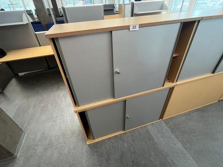 BENE Aktenschrank, 2teilig, bestehend aus Ober- und Unterschrank, 2 Ordnerhöhen, Maße jeweils 120 x 45 x 80 cm BENE Aktenschrank, 2teilig, bestehend aus Ober- und Unterschrank, 2 Ordnerhöhen, Maße jeweils 120 x 45 x 80 cm