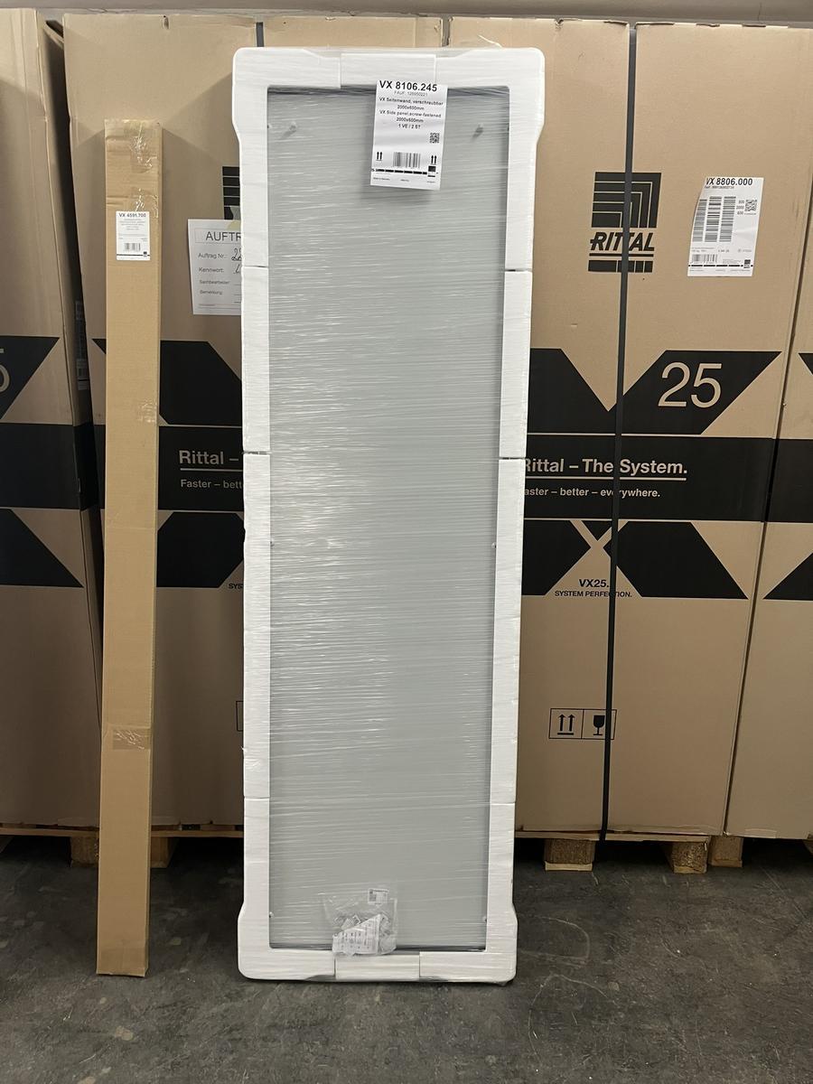 2 Stk.Rittal Typ VX 8106.245 Seitenwande verschraubbar
