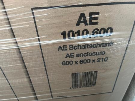 Rittal AE Schaltschrank 600 x 600 x 210 mm, Art 1010600, fabriksneu