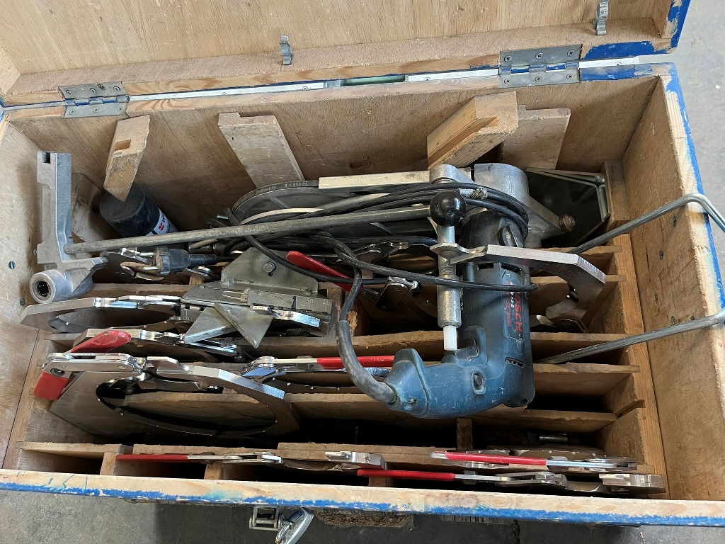 Geberit Schwei&szlig;maschine mit div. Schablonen