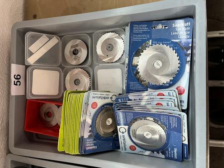 50teiliges S�geblatt- und Werkzeugset neu in Kassette
