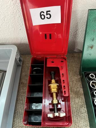 Ventilsatz-Fr�sapparat in Kassette 3 Achtel 1 Zoll mit Metalldrehknopf