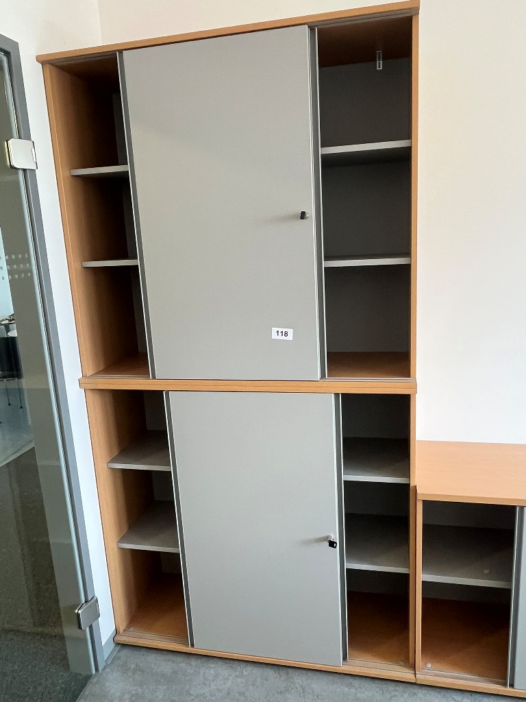 Hali Aktenschrank-Kombination, 2teilig, bestehend aus Ober- und Unterschrank je 120 x 45 x 110 cm?d=2026-09-23 23:07:13